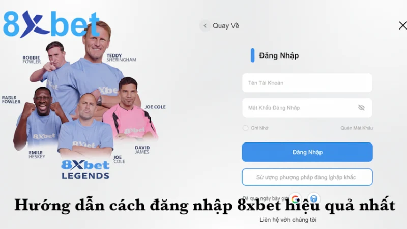 Hướng Dẫn Đăng Nhập 8xbet - Tham Gia Vào Nền Tảng Cá Cược Hướng dẫn chi tiết cách đăng nhập 8xbet