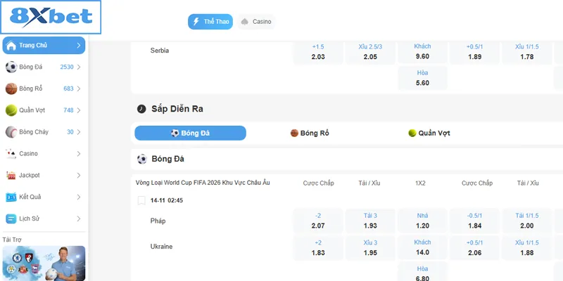 8XBET là nhà cái trực tuyến uy tín, có kho trò chơi khủng top 1 Việt Nam